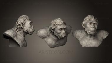 Busts and heads antique and historical (BUSTA_0524) 3D model for CNC machine